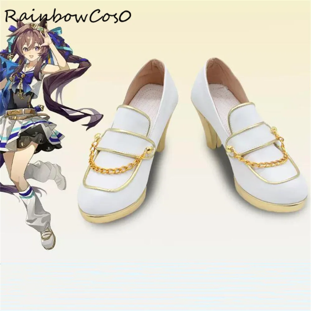 Vivlos Umamusume красивые туфли дерби для косплея ботинки Аниме Стиль Хэллоуин