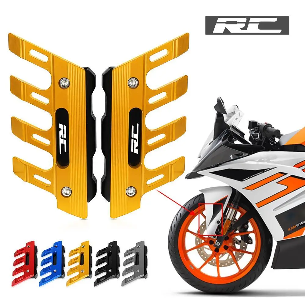 

For RC RC125 RC200 RC390 125 200 390 2013-2021 2020 CNC Accessories Mudguard Side Protection Block Front Fender Anti-Fall Slider