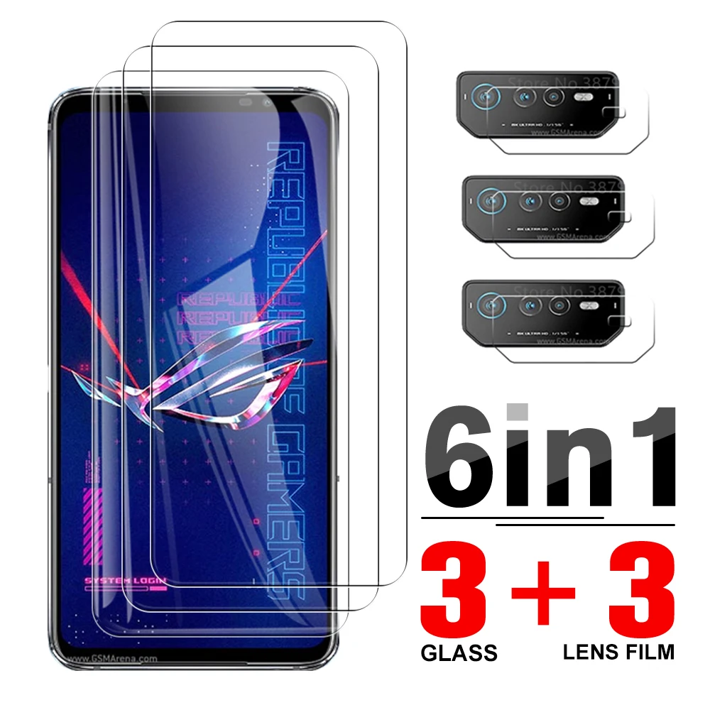 Защитный стеклянный чехол 6 в 1 защитная пленка для телефона ROG Phone6 Phone6pro 5G