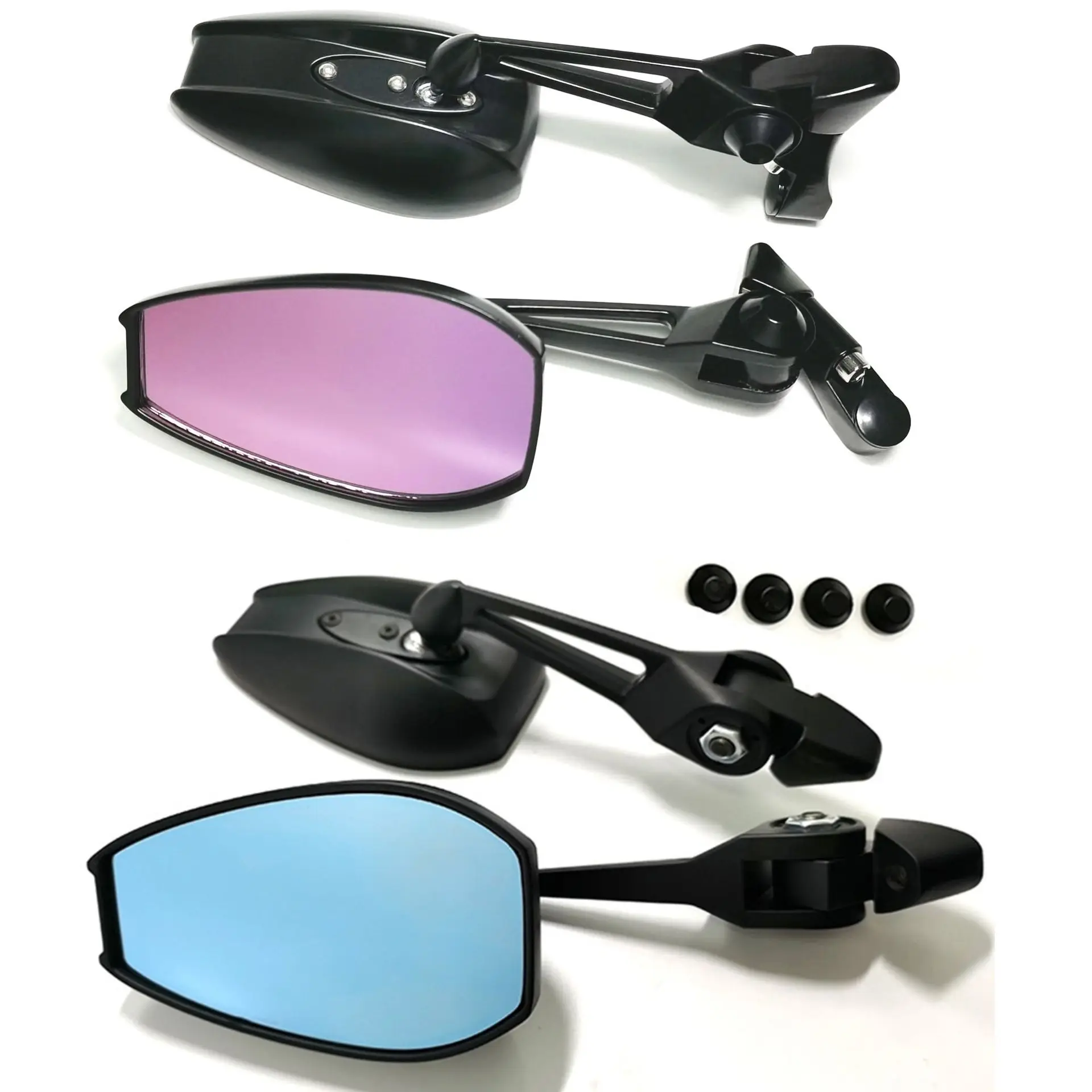 

Motorcycle Electric Vehicle Calf Rearview Mirror Modification Universal Reflector Chinese Version Battery Car Reversing Mirror