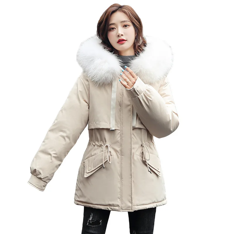 Cotton-padded Jacket Women 2023 Winter New Style Korean Fashion Waist Down Padded Jacket Women Thick Warmth Padded Jacket Women