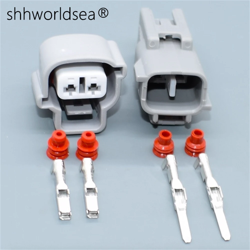 

shhworldsea 2 Pin female or male Automotive Fog Socket Lamp Plug Turn Signal Light Connector 90980-11019 For Toyotas Cars