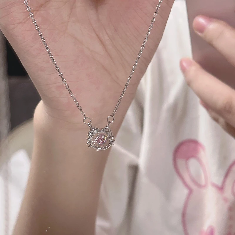 

Ожерелье с подвеской в виде кошки Hello Kitty Y2K