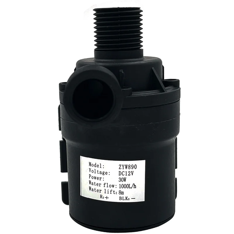 

1000L/H 8M DC 12V Home Portable Brushless Motor Submersible Water Pump for Cooling System Fountains Heater Mini