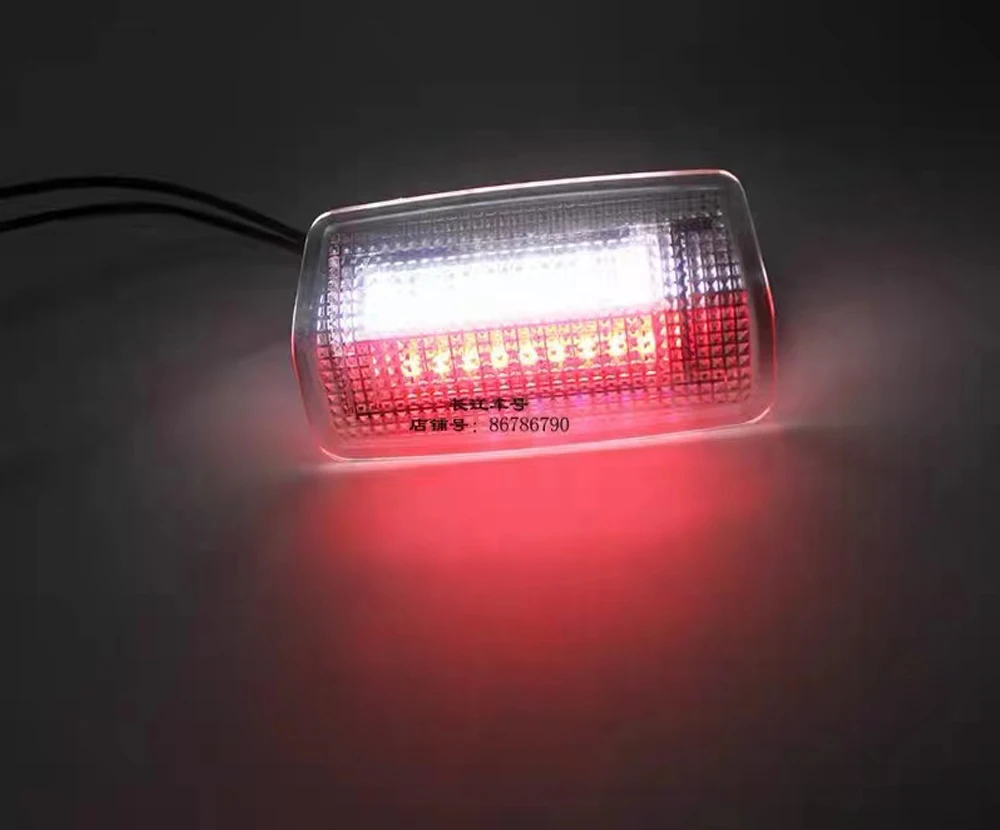 Светодиодные лампы для дверсветильник белый/красный Toyota Land Cruiser 200 серии 150 Prado MK4