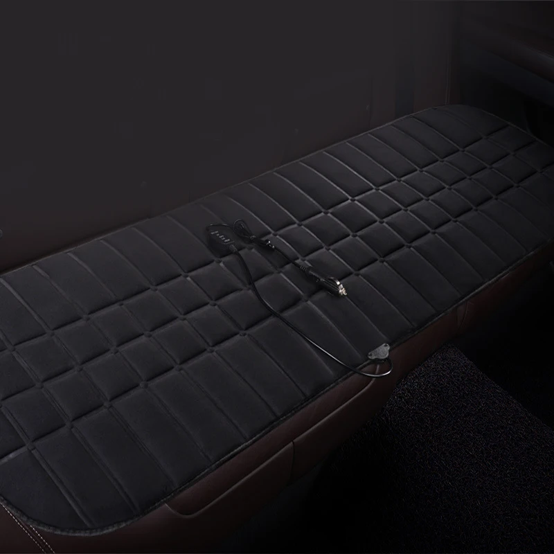 

12 В автомобильный чехол с подогревом для заднего сиденья, автомобильный универсальный зимний обогреватель, защитный коврик, аксессуары