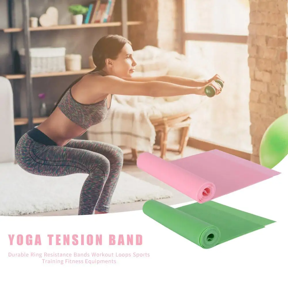 

Hot Sale Resistance Bands Wear-resistant 1.8m Yoga Pilates Elastic Pull Rope Fitness Resistance Bands Gym Training Tools