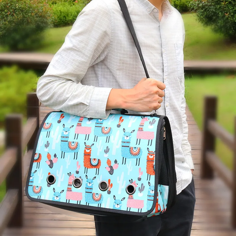 

Dog Bags Portable Dog Carrier Bag Mesh Breathable Carrier Bags for Small Dogs Foldable Cats Handbag Travel Pet Bag Transport Bag