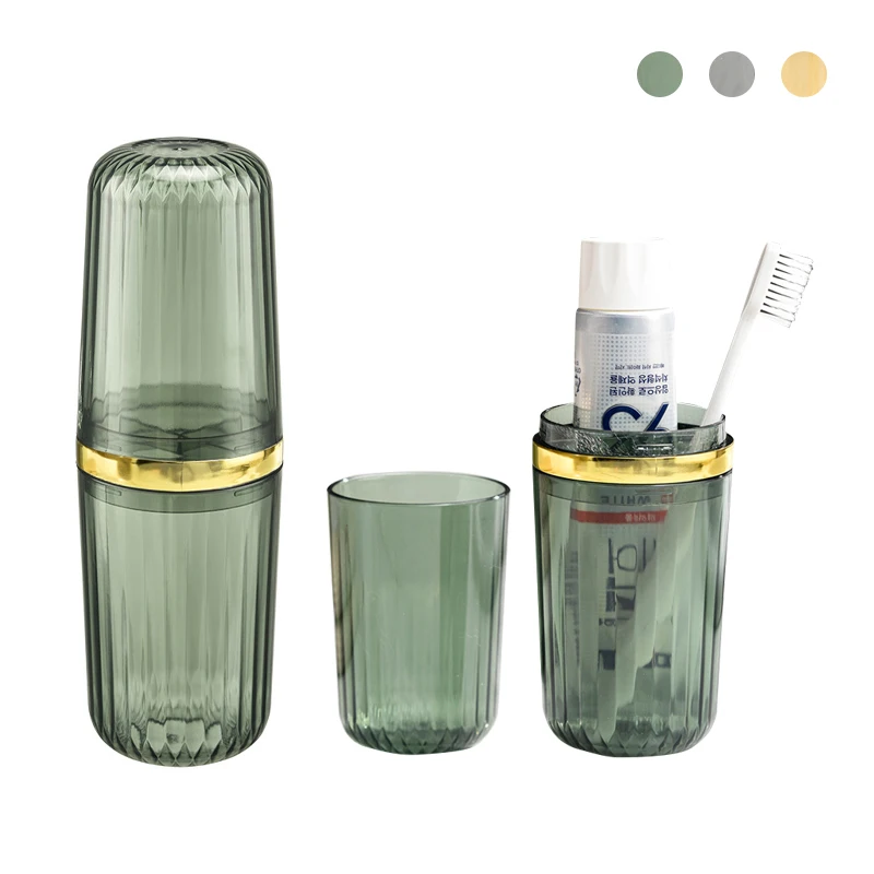 

1pc Portable Toothbrush Toothpaste Holder Case Cup Box Outdoor Travel Camping Shaving Brush Organizer Stand Bathroom Accessories