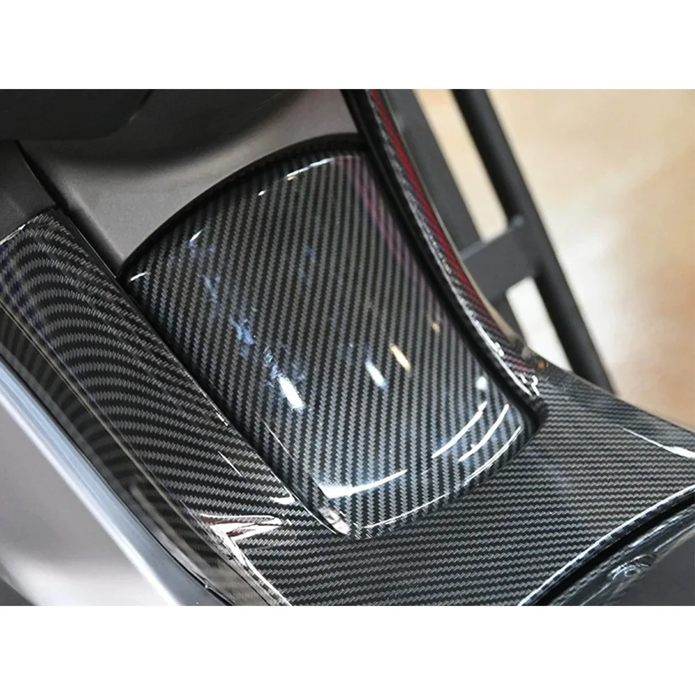 Фото Для Yamaha Nmax 2025 NMAX155 V3 крышка масляного бака из углеродного волокна, крышка топливного газа, аксессуары для мотоциклов, обновленная защита №2