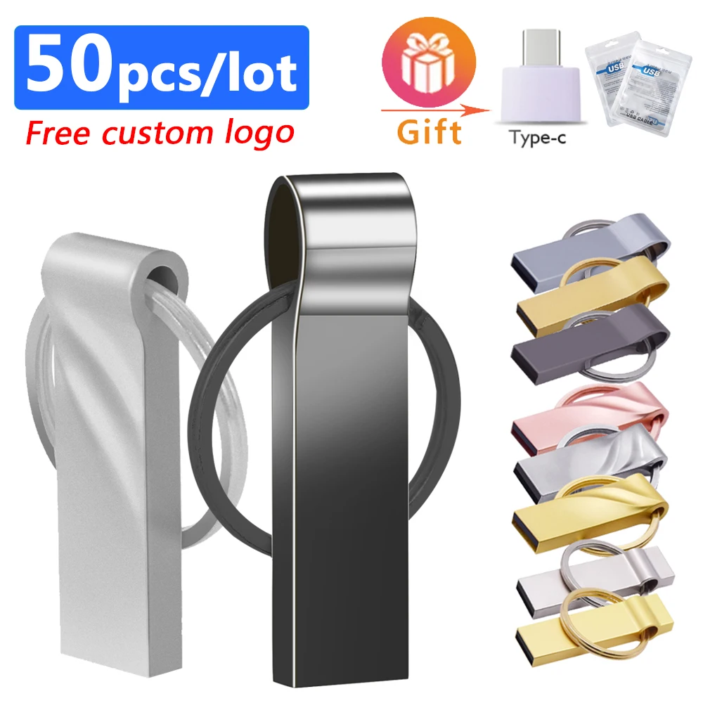 

Free Custom 50Pcs/lot USB Flash Drive Pen Drive 1GB 2GB 4GB 8GB 16GB Pendrive Memory Stick 32GB 64GB USB Stick Fast delivery