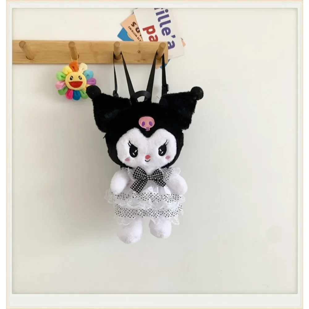 Sanrio мультфильм Kulomi плюшевая сумка женский рюкзак для детского сада детская