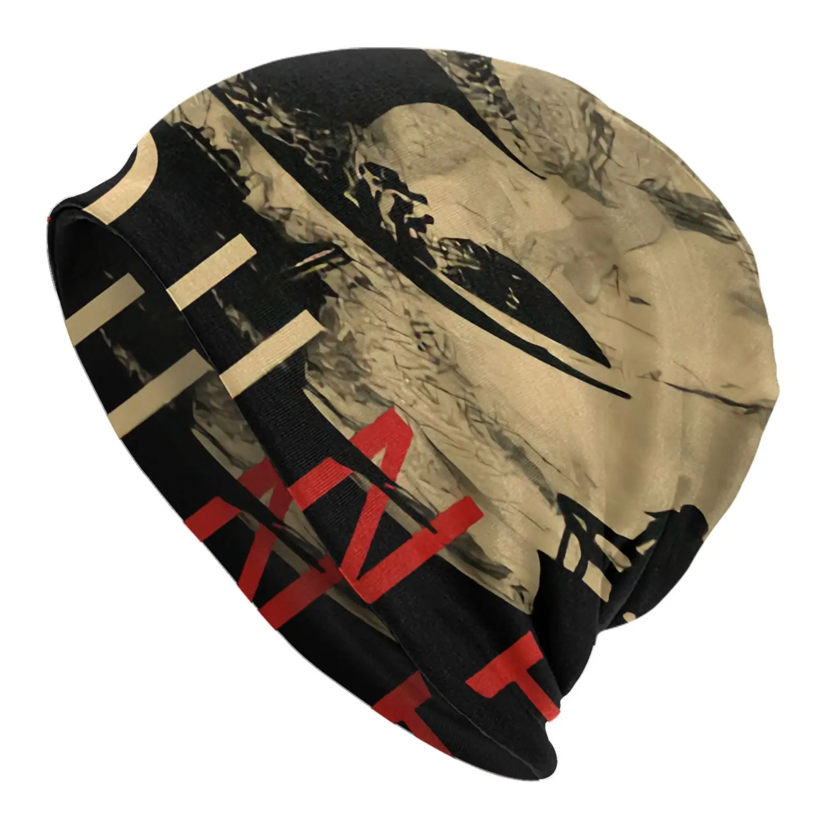 

Женская зимняя трикотажная шапка в стиле хип-хоп