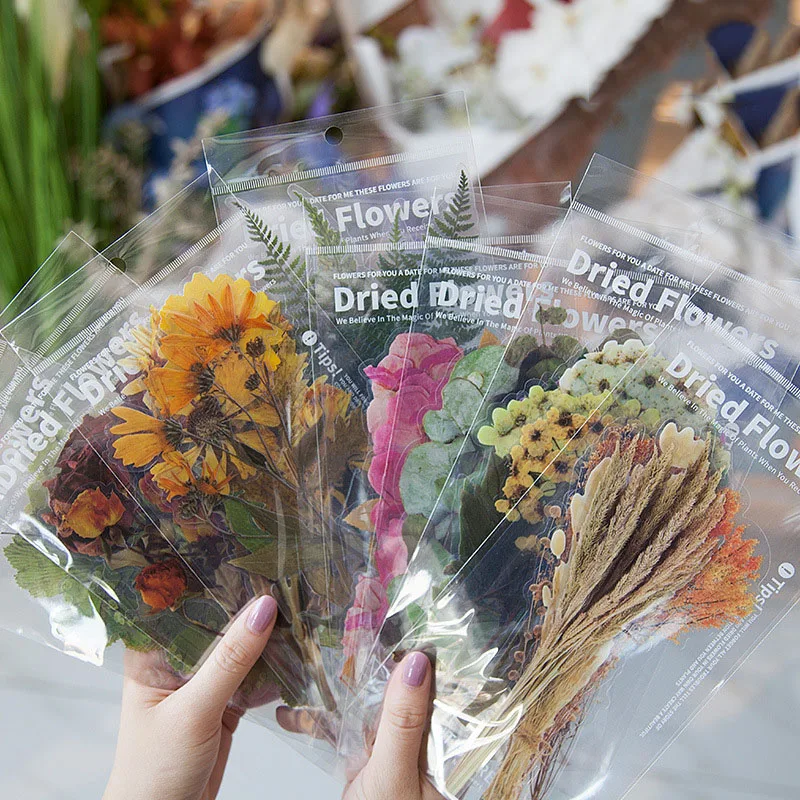 

PET Plant Flowers Stickers For Diy Art Crafts Album Planners Laptop Sticker Scrapbooking Office School Stationery Craft Supplies