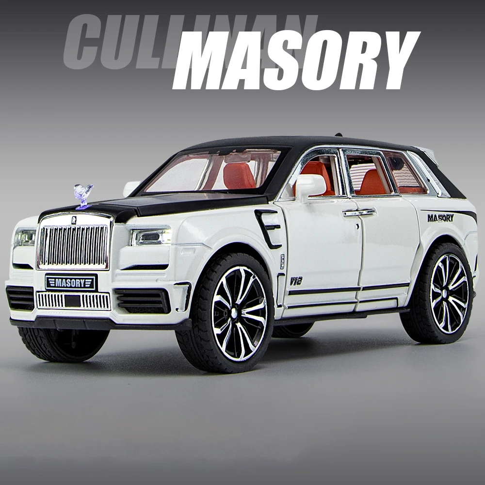 

1:32 Rolls Royce Cullinan MASORY SUV Alloy Diecasts & Toy Vehicles Metal Toy Car Model Sound and light Collection Kids Toy