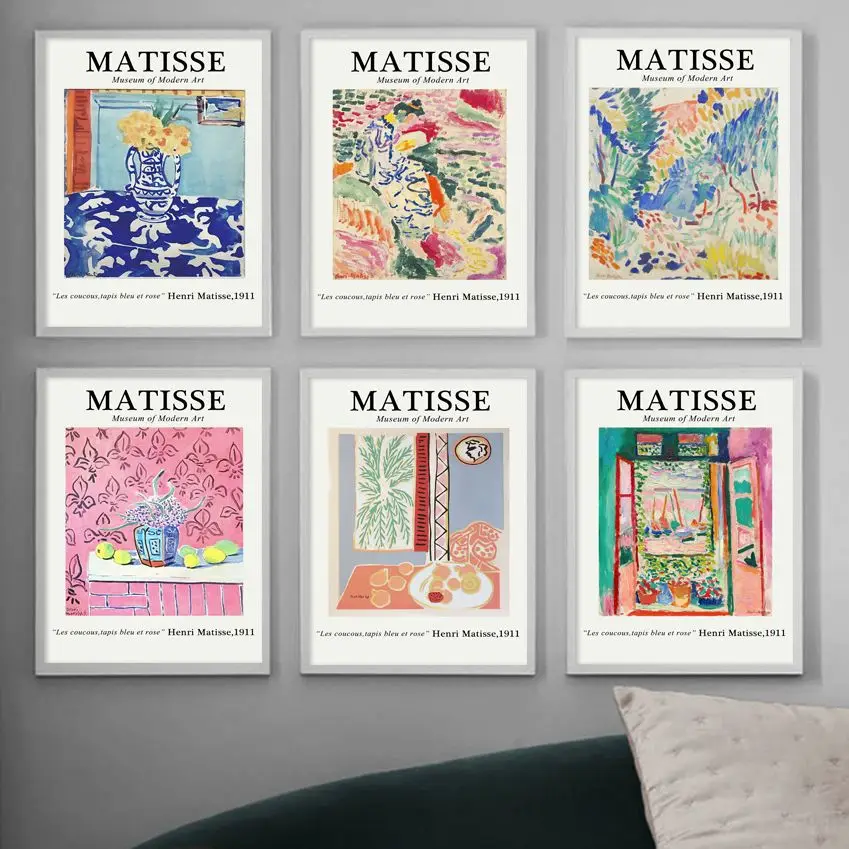

Настенная картина Matisse в стиле ретро, Абстрактная Картина на холсте с изображением фруктовых растений, скандинавские постеры и принты для гостиной, домашний декор