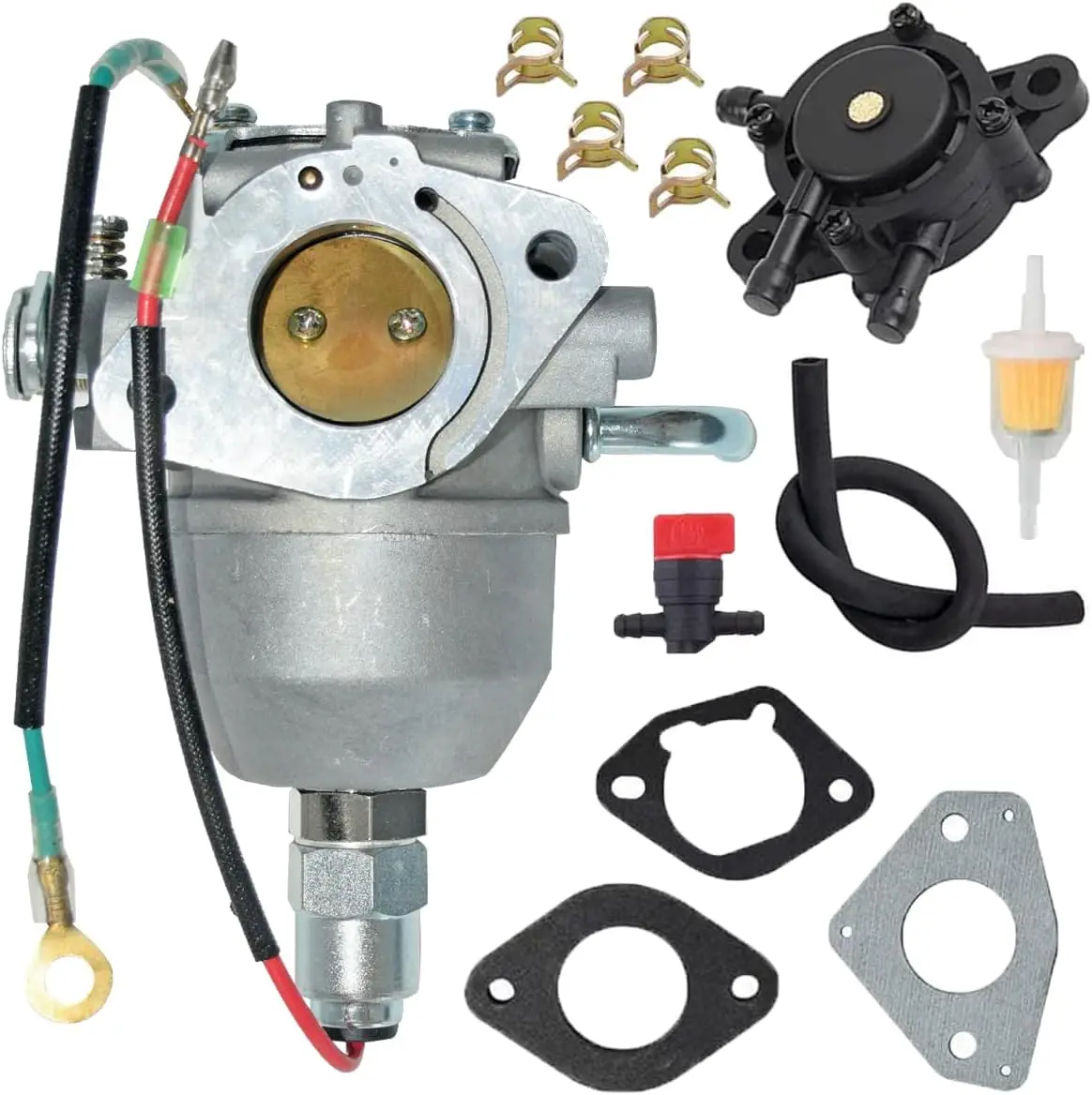 Фото Карбюратор для двигателей Kohler 24 853 99-S 2485399S CV22 CV23 CV620 CV640 CV670 CV680 с топливным насосом (24-853-99-S) №1