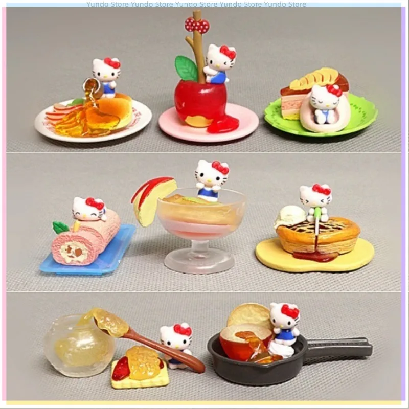 Новая коробка Sanrio Hello Kitty Apple Forest десертный торт украшение для куклы гурманов