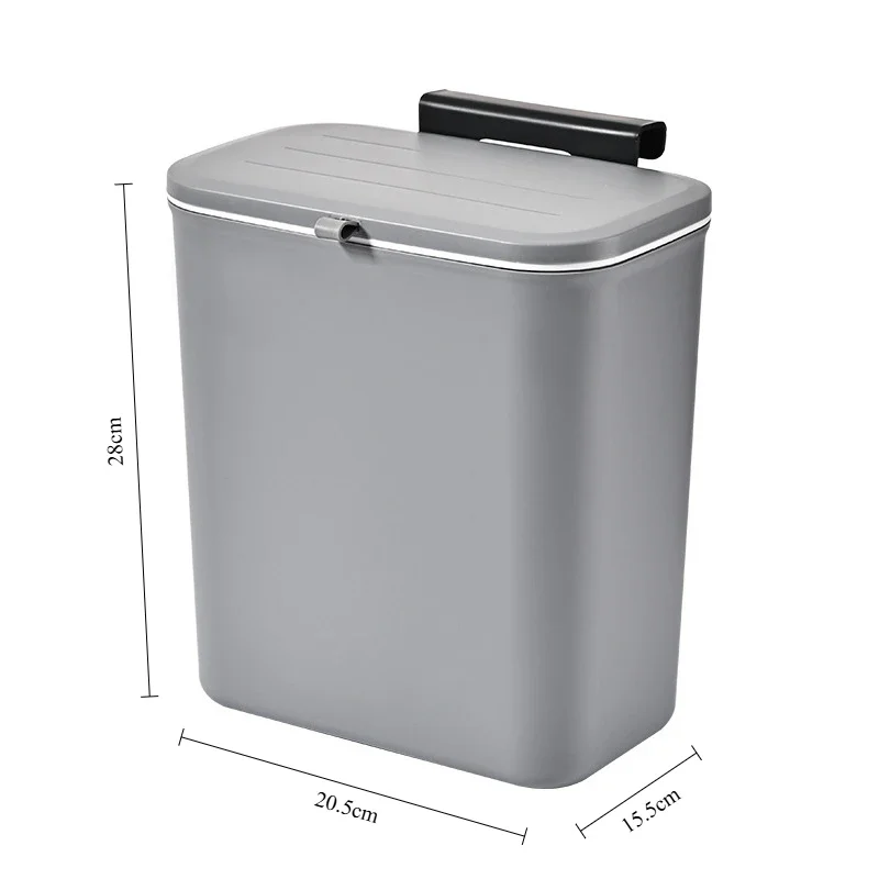 

Настенный Кухонный Мусорный Бак Большой Емкости, Экологически Чистый Пластиковый Контейнер С Крышкой Для Домашней Ванной Комнаты