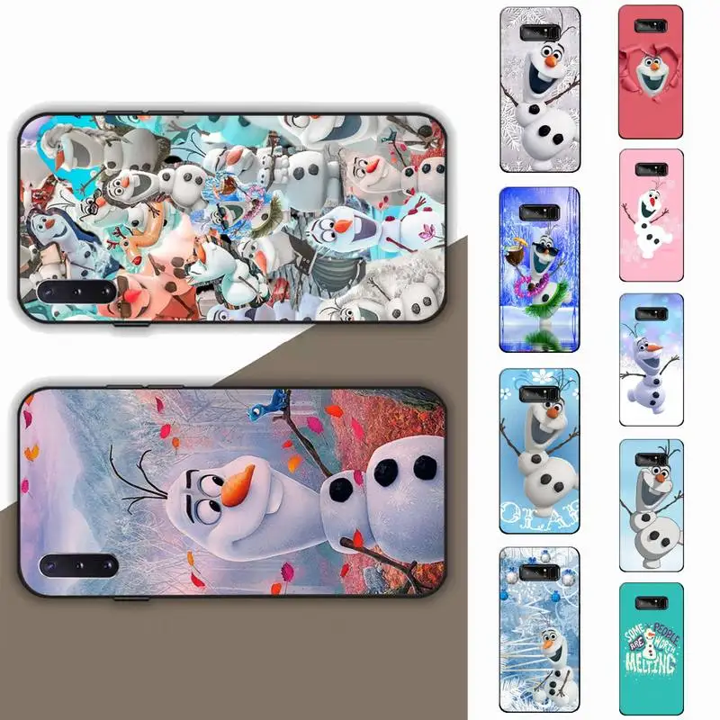 

Disney frozen olaf Phone Case for Samsung Note 5 7 8 9 10 20 pro plus lite ultra A21 12 72