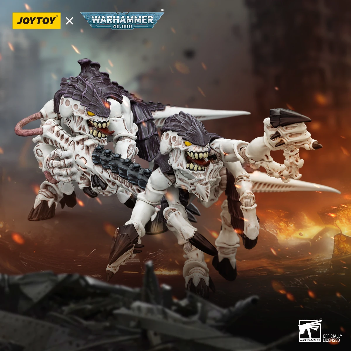 Фото [В НАЛИЧИИ] JOYTOY Warhammer 40K Фигурка Tyranids Улей Флот Левиафан Аниме фигурки Игрушки №3
