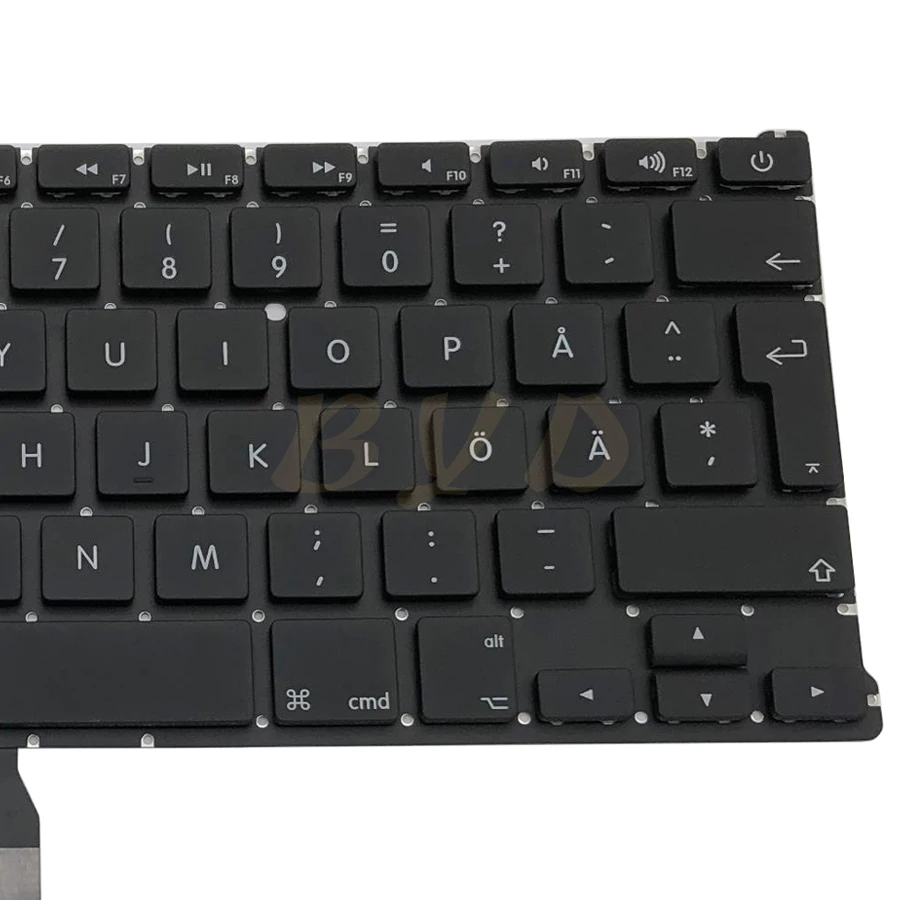 Новая шведская клавиатура SE для Macbook Air 13 дюймов A1369 A1466 сменная 2011 2012 2013 2014 2015 2017