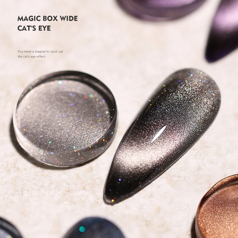 

Cat Eye 6 Colors Nail Gel Polish 8ml Magnetic Sparkly Soak Off Uv Led Long Lasting Varnish Gel Nail Art Polish Gel for Manicure