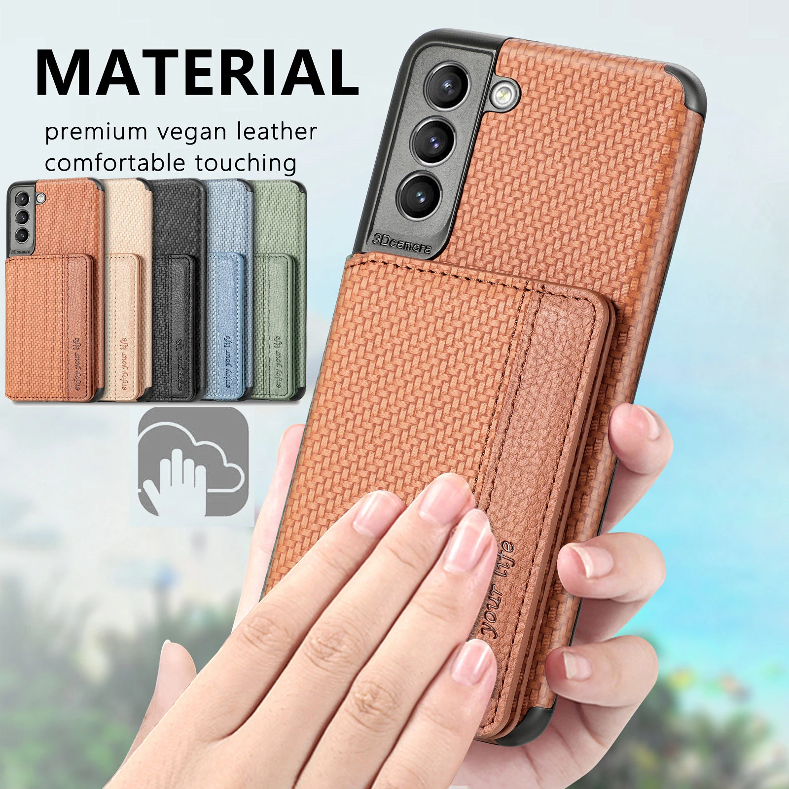 Magnetic Wallet Leather Case For Samsung Galaxy S23 Ultra S22 S21 Plus A14 A54 A52 A34 A72 A33 A53 Note20 Card Slot Holder Cover