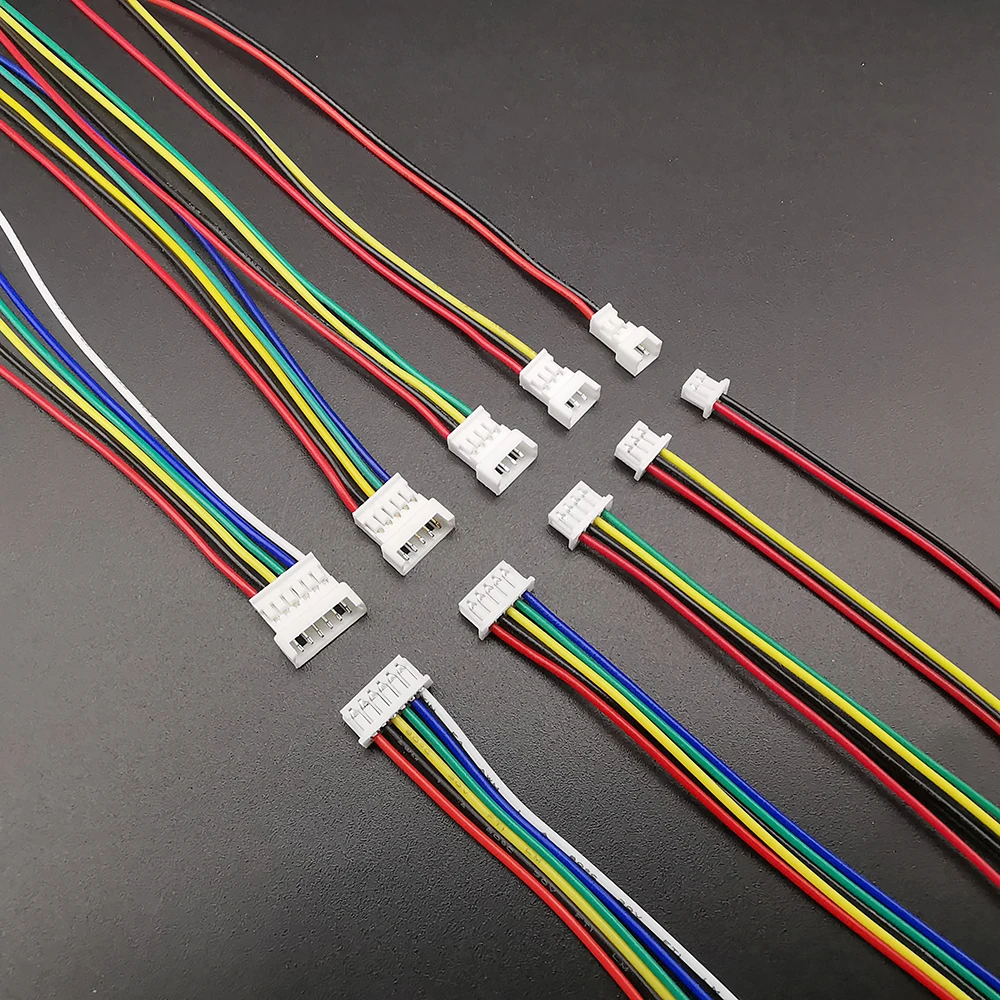 

5 пар JST 1,25 штекер-мама, шаг 1,25 мм, 2P 3P 4P 5P 6P JST, разъем JST, клеммный кабель, длина разъема 10 см 15 см