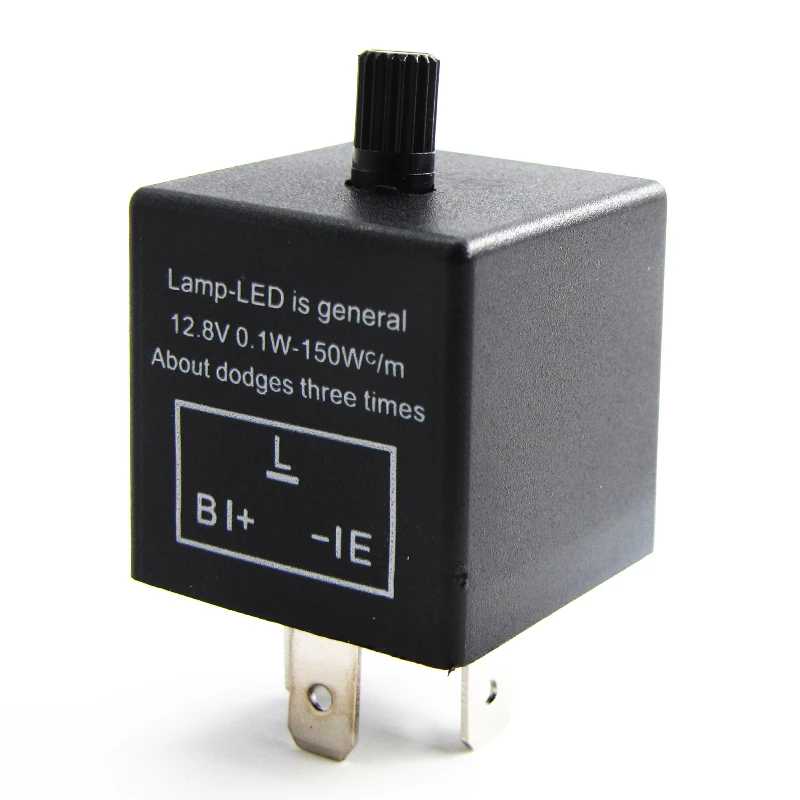 Горячая Распродажа 1 шт. 12 В 3-контактный светодиодный регулируемый автомобильный