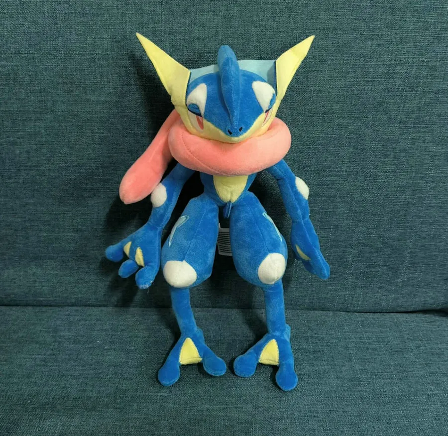

Аниме 36 см милая кукла TAKARA TOMY Pokemon Greninja игрушечный ниндзя Frog домашний Декор Рождественский подарок для детей