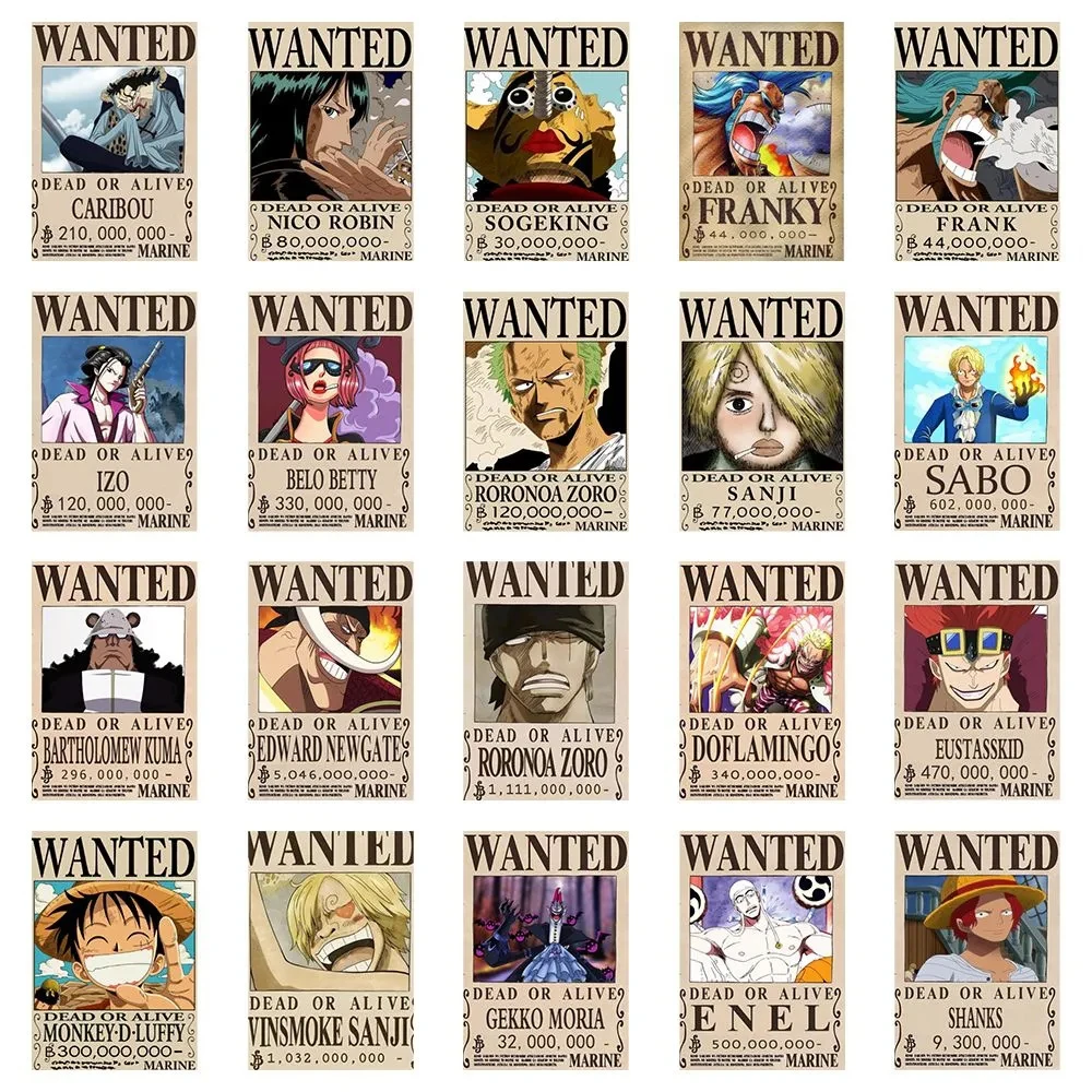 103056 шт. крутые аниме ONE PIECE Wanted плакат наклейки DIY мотоцикл ноутбук скейтборд чемодан мультяшные наклейки детские игрушки в подарок (art.: 3920d12323e41) - 3920d12323e41