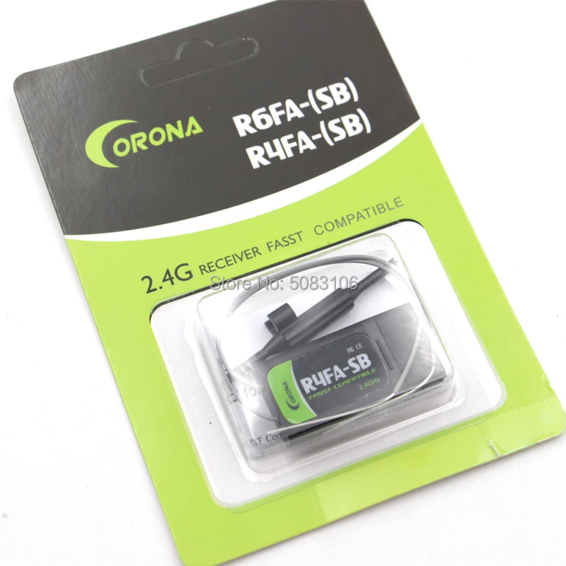 100% Authentic CORONA R4FA-SB 4 Channel 2.4GHZ FUTABA FASST COMPATIBLE S.BUS RECEIVER FOR RC Quadcopter Compatible with 14SG | Игрушки и
