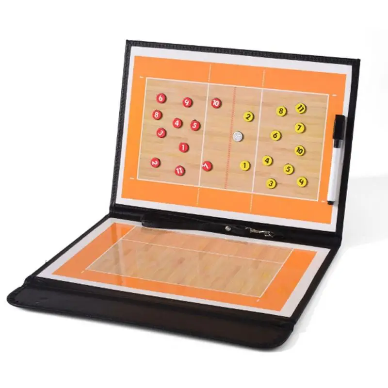 

Es Board Collapsible Volleyball Ing Board For Volleyball Training Dry Erase Tactics Board Clipboard With Marker Pen Magnets And