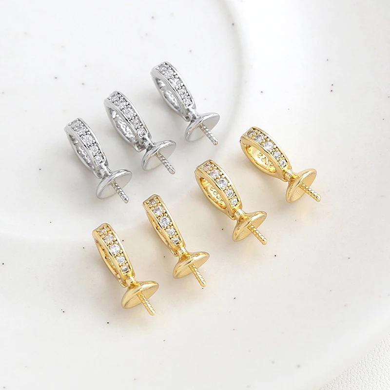 

3 шт., универсальная пряжка с инкрустацией из фианита