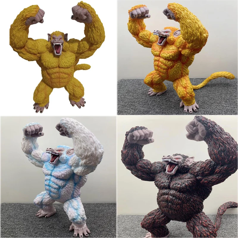 

4 color DBZ Goku Super Saiya 4 Gold Gorillas pvc Action Figure Collection Model 40cm