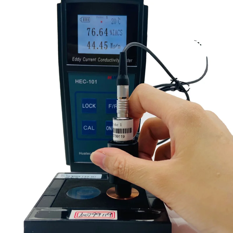 

NDT Test equipments HEC-101 Eddy Current copper Conductivity Meter Digital Al conductivity tester