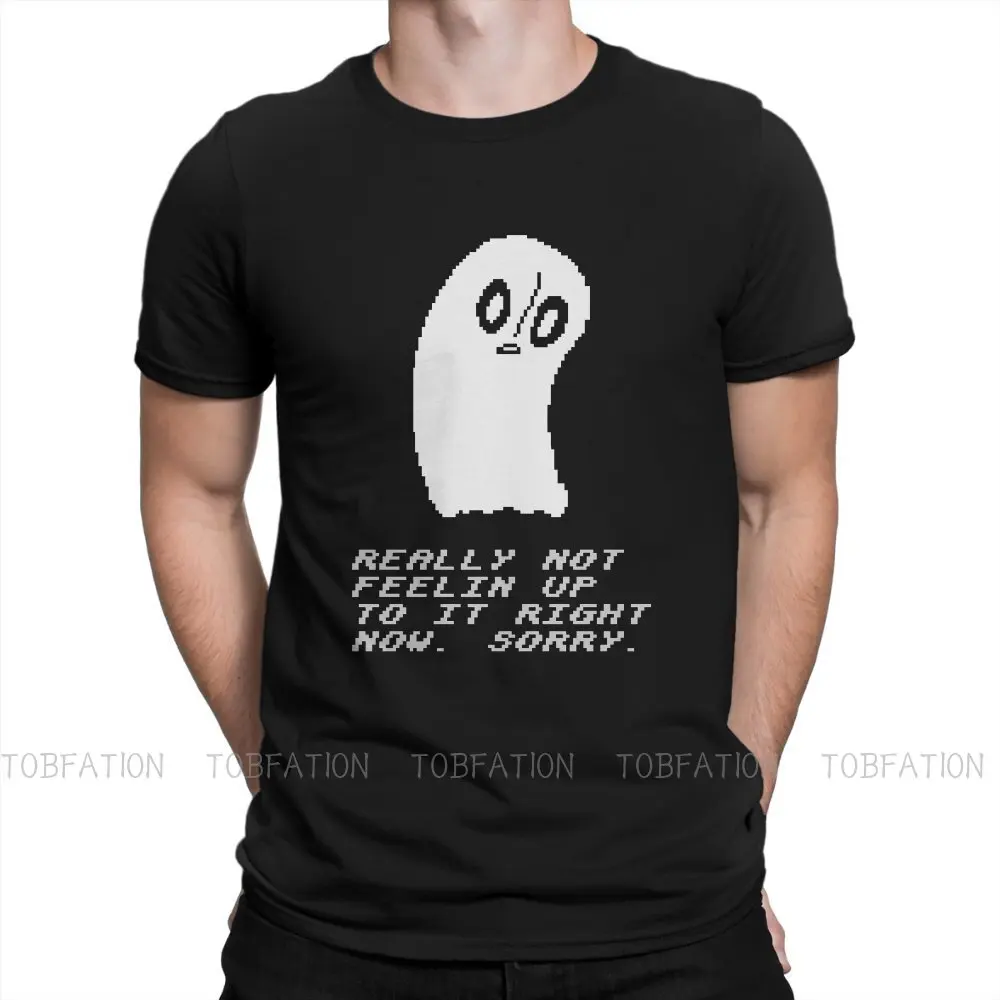 

Ghost Newest TShirts Undertale Role Playing Game Men Style Fabric Tops T Shirt Round Neck Big Size