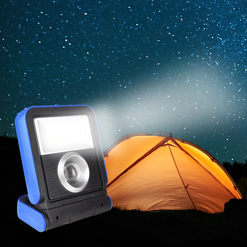 

Фонарик светодиодный аварийный складной на солнечной батарее с 2 режимами