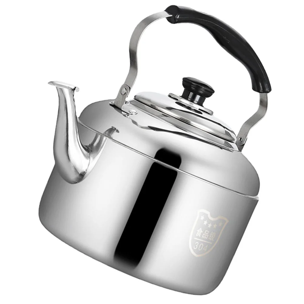 

304 Stainless Steel Kettle Pot Home Supply Kitchen Water Boiler Stove Top Whistling Tea Jug Teakettle Teapot