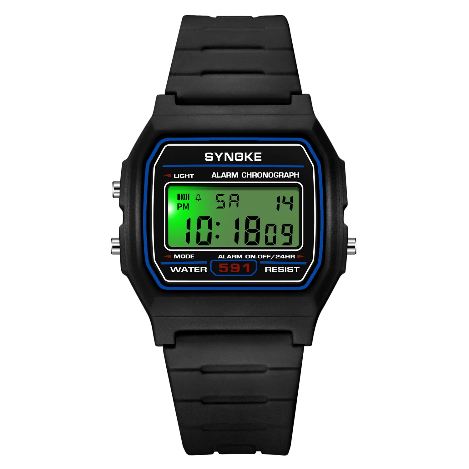 Модные мужские цифровые часы с секундомером
