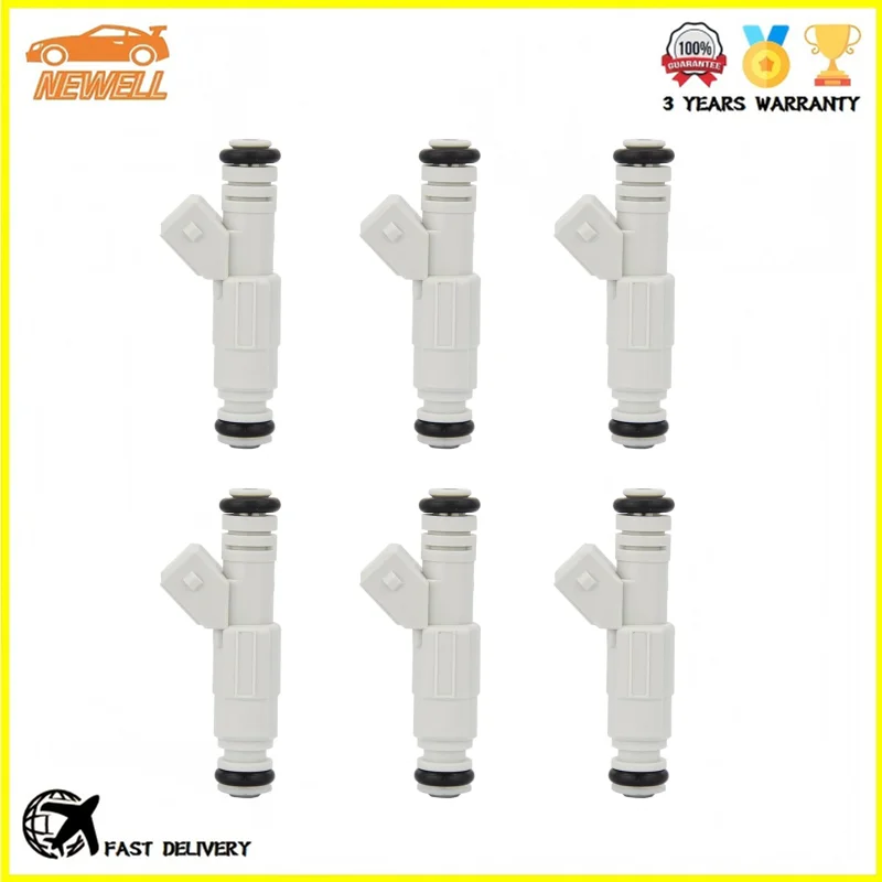 Фото 6 шт. 0280155868 Топливная форсунка для Buick Park Avenue Regal Riviera Chevrolet Impala Monte Carlo Pontiac Bonneville V6 3.8L FJ250 №1