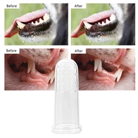 dog toothbrush super soft silicone puppy toothbrush dog tooth cleaner dog finger toothbrush for pet cat dental care accessories