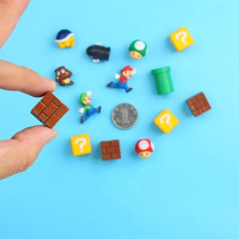 10 шт. 3D Super Mary Bros. Детский холодильник веселые игрушки для девочек и мальчиков