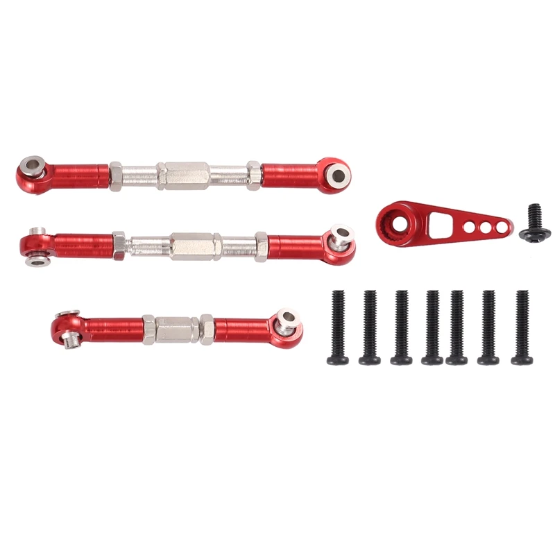 

1/10 104016 104018 104009 Remote Control Car Metal Upgrade Pull Rod Steering Gear Arm For Weili