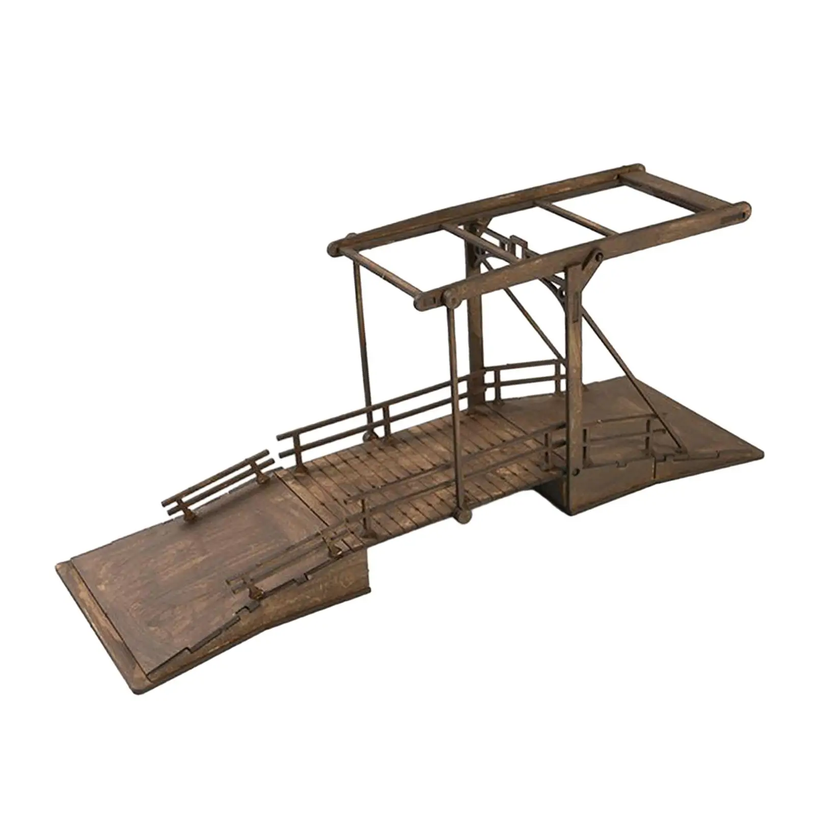 

1:72 4D деревянная модель моста, Самосборная конструкция в Европейском стиле, пазл для украшения, Детская развивающая игрушка, подарок для взрослых