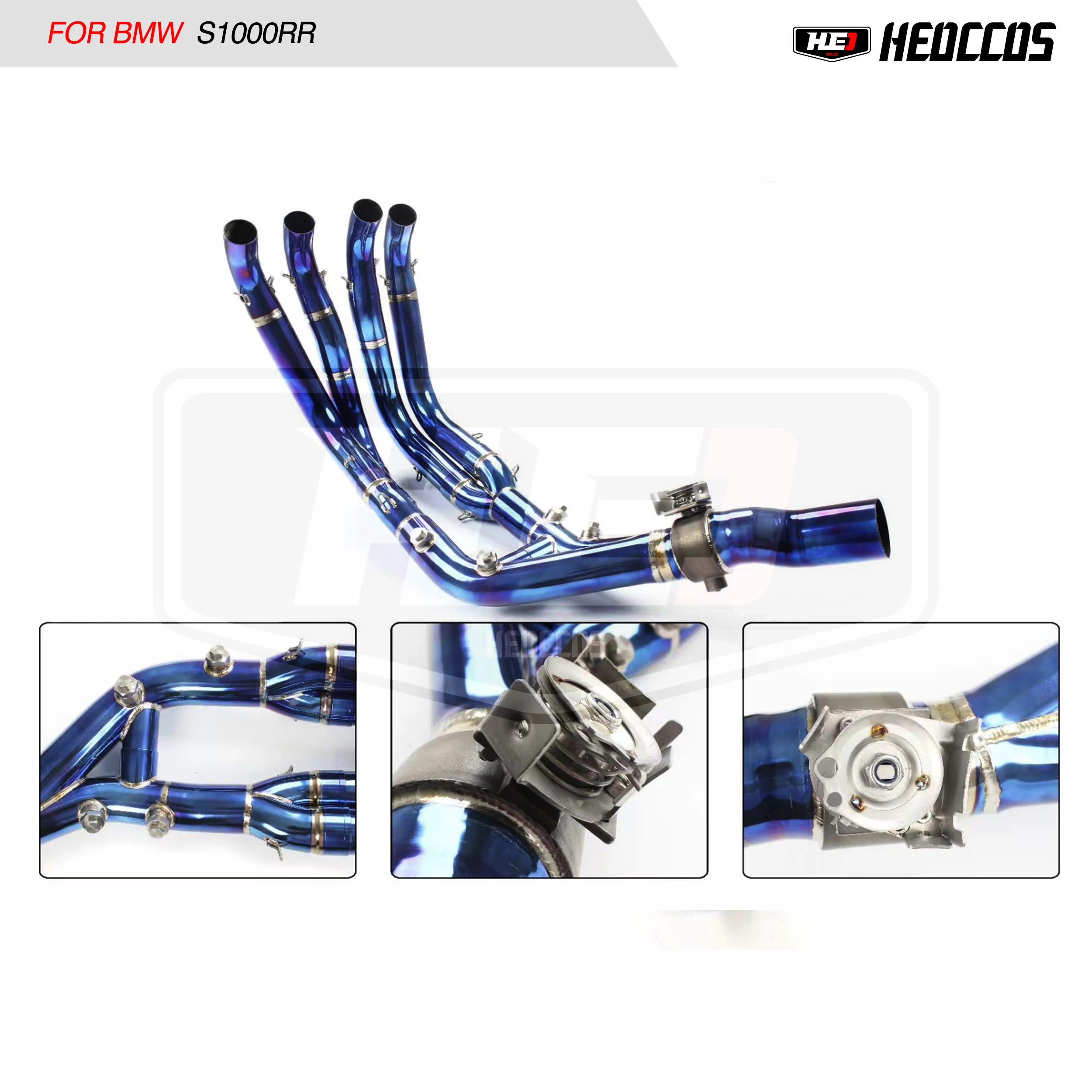 Гоночный комплект HEO для BMW S1000RR M S1000R коллекторы выхлопной трубы из нержавеющей