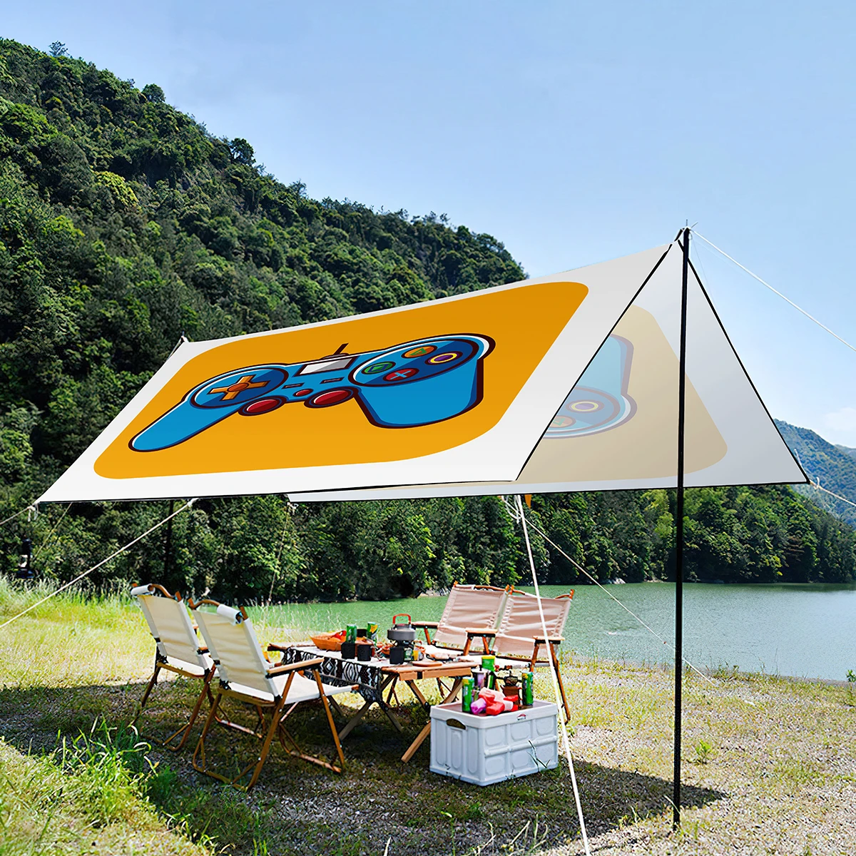 Водонепроницаемый навес с защитой от ультрафиолета портативная и легкая