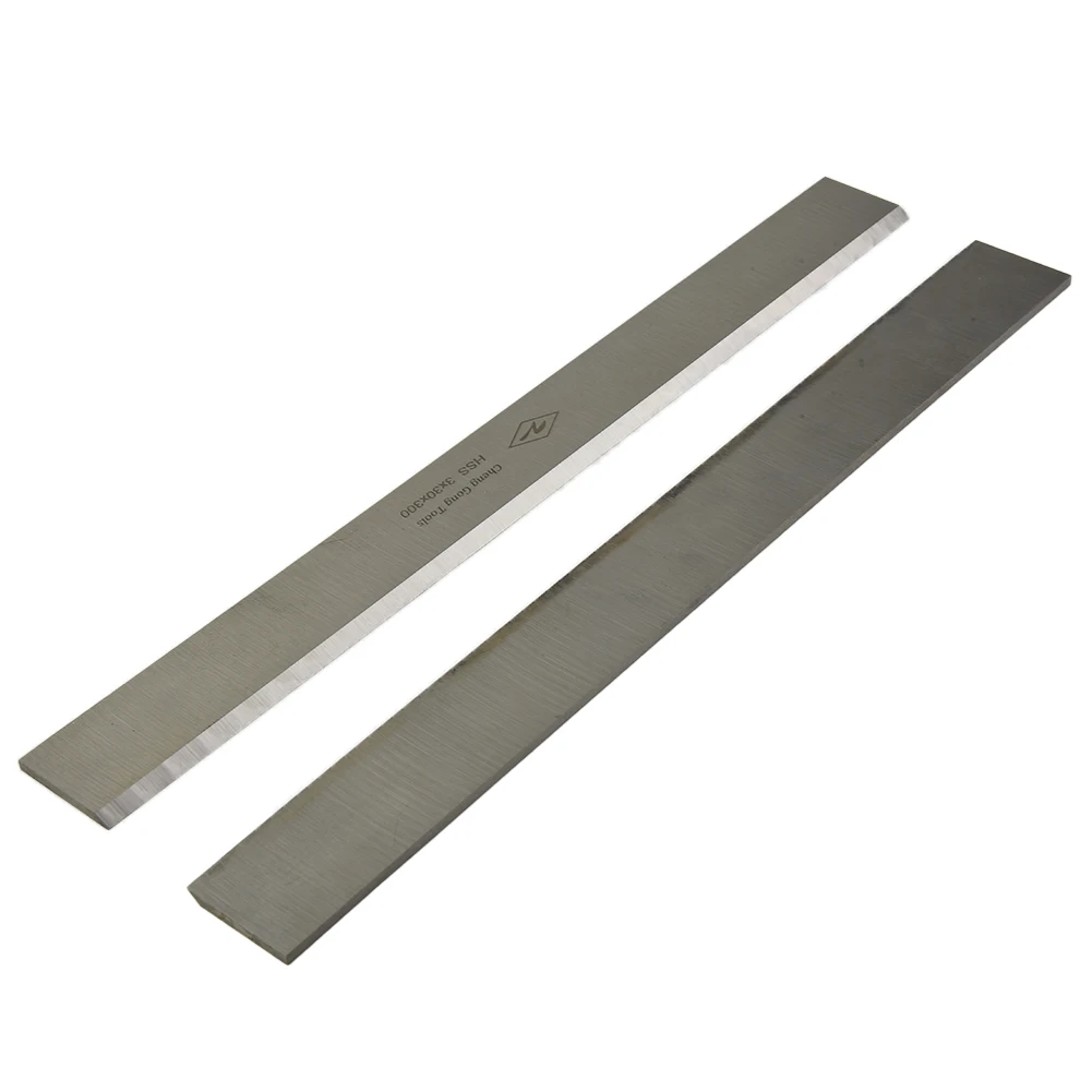 

Low Planing Speed For Milling Machine Single-edge Blade Planer Blade 12 Inch Length 2pcs 3mm Thickness HSS Sharp
