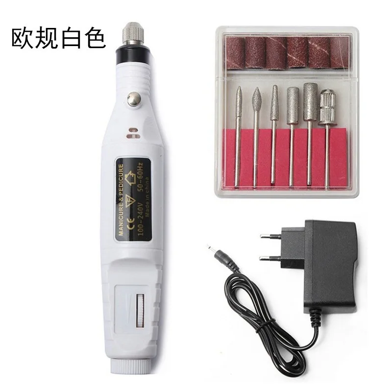 Электрическая дрель для акрилового дизайна и педикюра портативная пилка ногтей